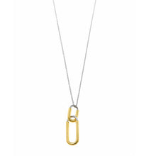 تحميل الصورة إلى عارض المعرض، NECKLACE SILVER 925 PLATED GOLD AND RHODIUM
